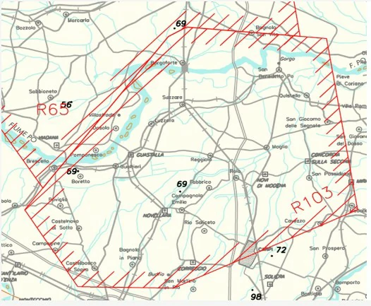 Conocimiento general del vuelo con uas - Esta imagen representa un ESPACIO AÉREO del tipo: