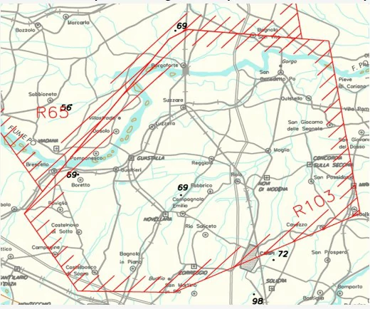 Conocimiento general del vuelo con uas - Observando esta imagen, ¿qué tipo de ESPACIO AÉREO está representado?
