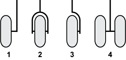 (Pour cette question utiliser l'annexe 021-002).Associer la légende appropriée à chaque dessin: Cellule et Systèmes, électricité, motorisation et équipements de secours - (Pour cette question utiliser l'annexe 021-002).Associer la légende appropriée à chaque dessin:
