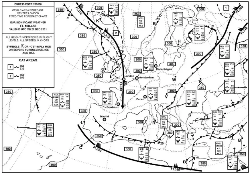 (Pour cette question utiliser l'annexe 050-643).A en juger par la carte, à quelle vitesse de vent pouvez-vous vous attendre au FL 310 à la verticale de Londres ? Météorologie - (Pour cette question utiliser l'annexe 050-643).A en juger par la carte, à quelle vitesse de vent pouvez-vous vous attendre au FL 310 à la verticale de Londres ?