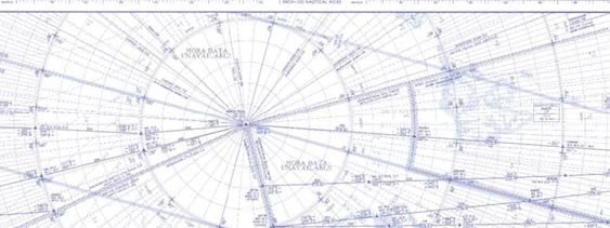 Flight Planning and Monitoring - Refer to the Student Pilot Route Manual - 5 AT (HI)The initial great circle course from position A (80°00'N 170°00'E) to position B (75°00'N 011°E) is 177° (G). The final grid course at position B will be: