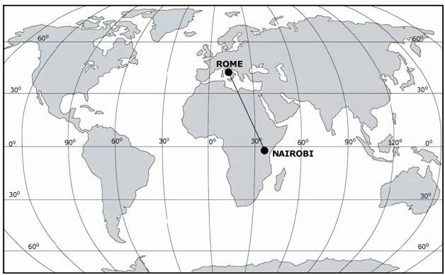 Considering the sector from 10°N to Nairobi of the route indicated, during January the upper winds at the 300 hPa level are most likely to be Meteorology - Considering the sector from 10°N to Nairobi of the route indicated, during January the upper winds at the 300 hPa level are most likely to be