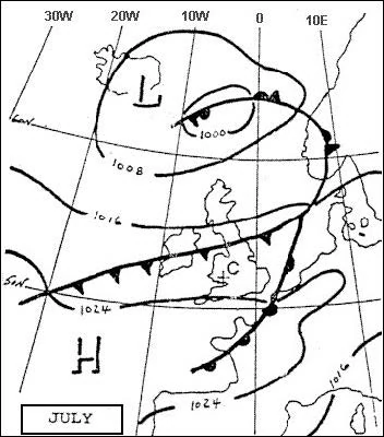 The air mass affecting position Meteorology - The air mass affecting position