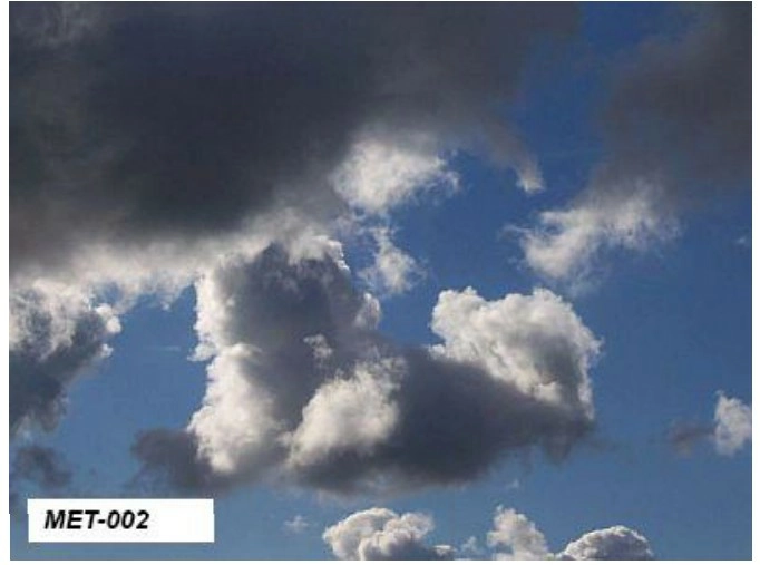Meteorology - What cloud type does the picture show? See figure (MET-002). Siehe Anlage 2