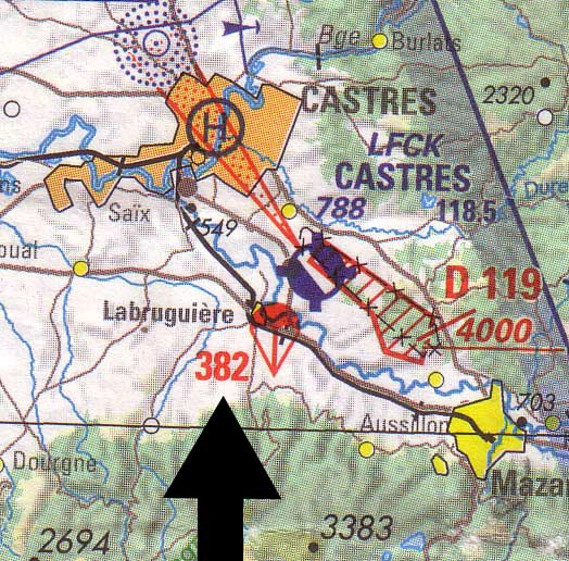 Procédures opérationnelles - (Pour cette question, utilisez l'annexe 061-3428)Le nombre 382 représente:
