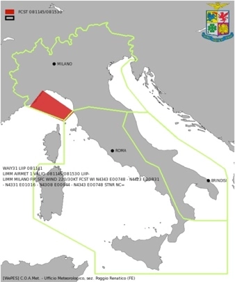 Meteorologia - Nell'immagina rappresentata cosa posso riconoscere?