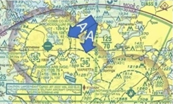 question in-a-sectional-chart-two-airports-are-enclosed-by-blue-broken-lines-as-pointed-out-by-the-blue-arrows-in-the-figure-what-do-these-blue-broken-lines-indicate-image34.jpg