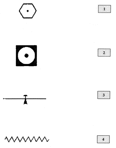 Règlementation - (Pour cette question, utilisez l'annexe 010-5056). 
La représentation du symbole n°2 de couleur rouge vous permet de définir: