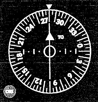 Navigation - (Pour cette question, utilisez l'annexe 062-3042) 
L'indication du VOR vous situe: