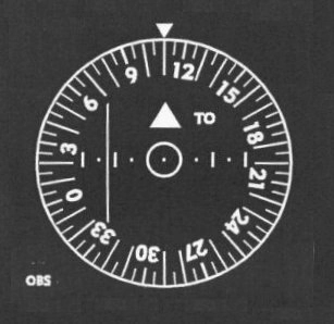 Navigation - (Pour cette question, utilisez l'annexe 062-3049). 
 
Loin de la station, sans vent, vous voulez rejoindre la route sélectionnée. Vous prenez le cap: