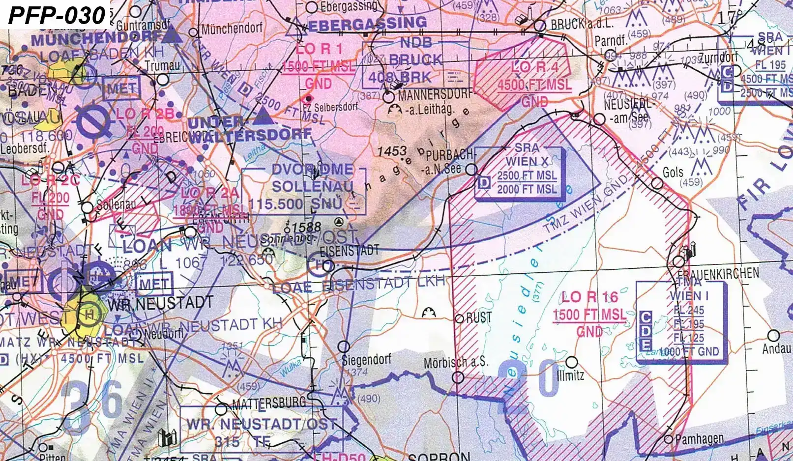Flugleistung und Flugplanung - Die Obergrenze von LO R 4 beträgt... Siehe Anlage (PFP-030)