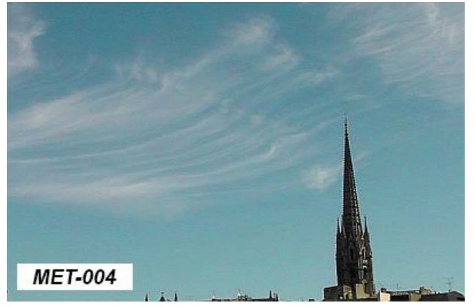 What cloud type does the picture show? See figure (MET-004). Siehe Anlage 3 Meteorology - What cloud type does the picture show? See figure (MET-004). Siehe Anlage 3